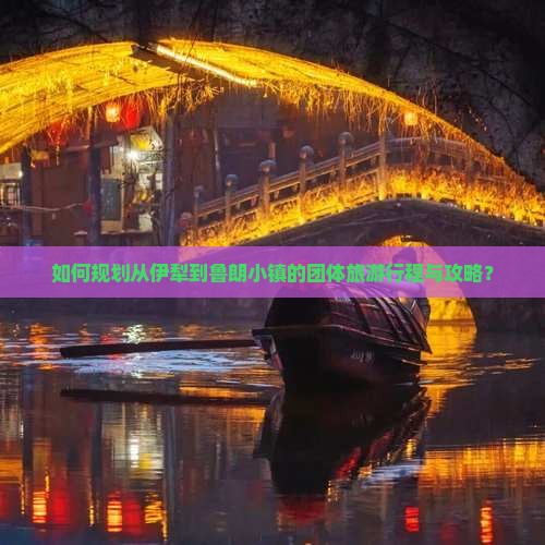 如何规划从伊犁到鲁朗小镇的团体旅游行程与攻略？