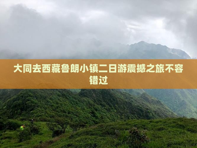 大同去西藏鲁朗小镇二日游
