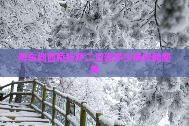 海东到西藏拉萨二日游