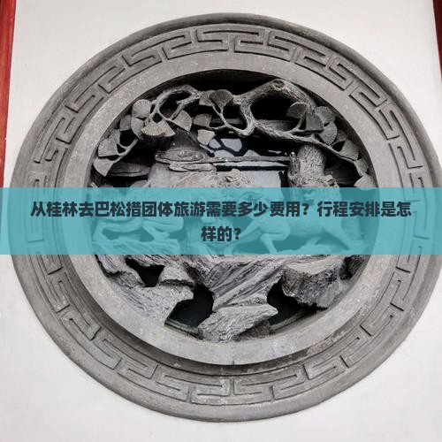 从桂林去巴松措团体旅游需要多少费用？行程安排是怎样的？