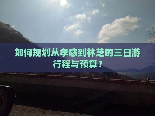 如何规划从孝感到林芝的三日游行程与预算？
