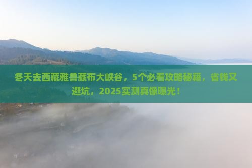冬天到西藏雅鲁藏布大峡谷攻略