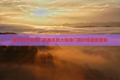 春天到西藏大昭寺门票