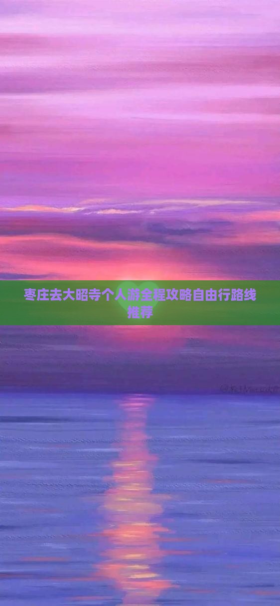 枣庄去西藏大昭寺个人游
