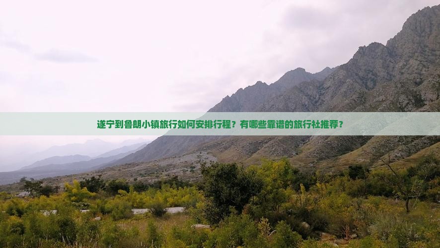 遂宁到鲁朗小镇旅行如何安排行程？有哪些靠谱的旅行社推荐？
