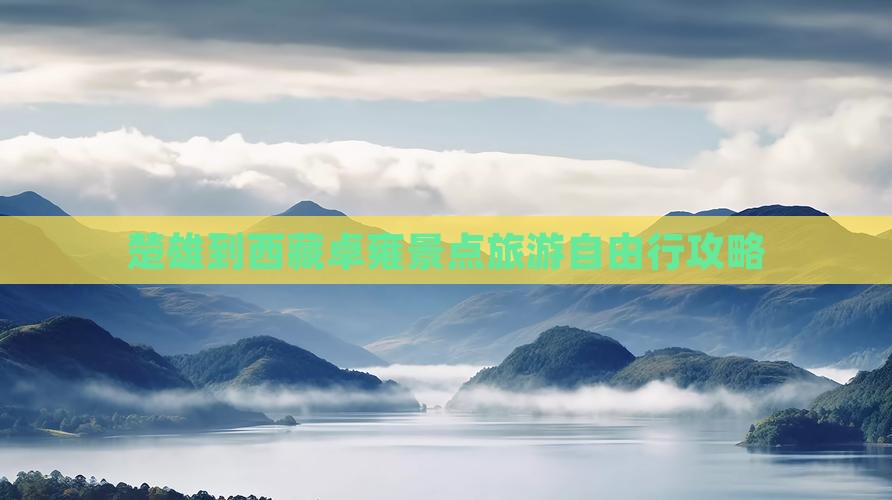 楚雄去西藏羊卓雍措自由行