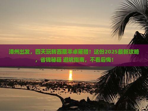漳州到西藏羊卓雍措四日游