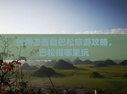 台州去西藏巴松措哪里玩