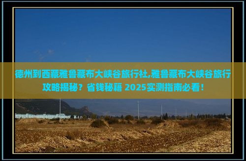 德州到西藏雅鲁藏布大峡谷旅行社
