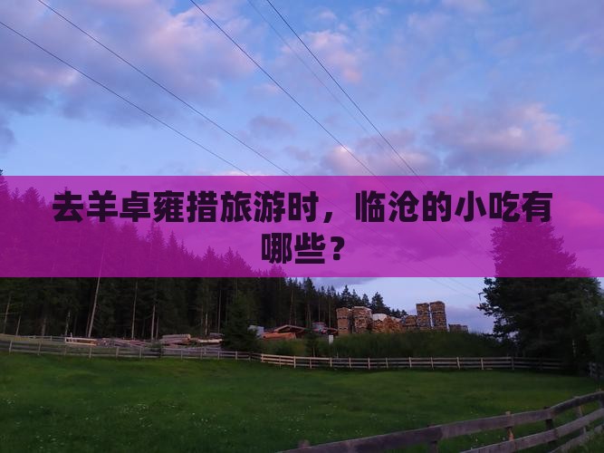 去羊卓雍措旅游时，临沧的小吃有哪些？