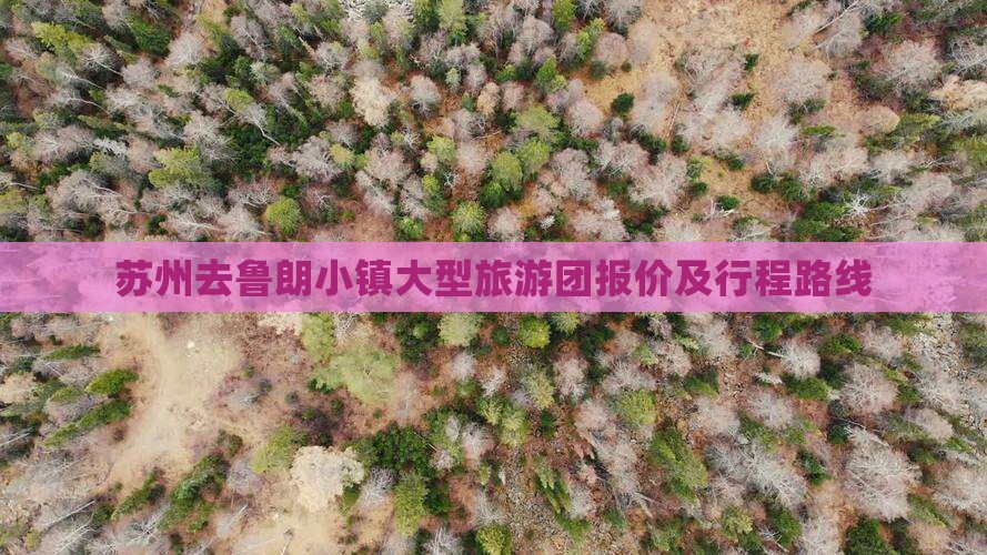 苏州去鲁朗小镇大型旅游团报价及行程路线
