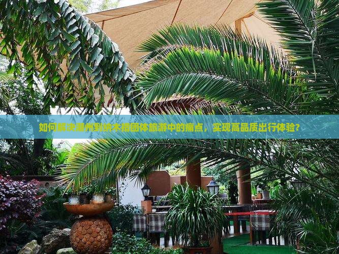 如何解决潮州到纳木措团体旅游中的痛点，实现高品质出行体验？