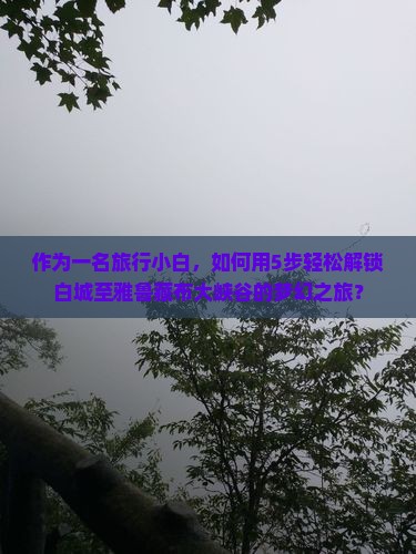 作为一名旅行小白，如何用5步轻松解锁白城至雅鲁藏布大峡谷的梦幻之旅？