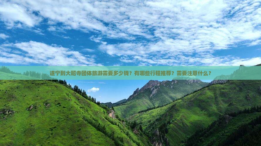 遂宁到大昭寺团体旅游需要多少钱？有哪些行程推荐？需要注意什么？