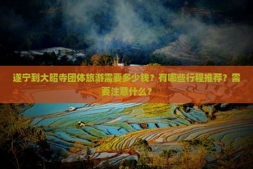 遂宁到大昭寺团体旅游需要多少钱？有哪些行程推荐？需要注意什么？