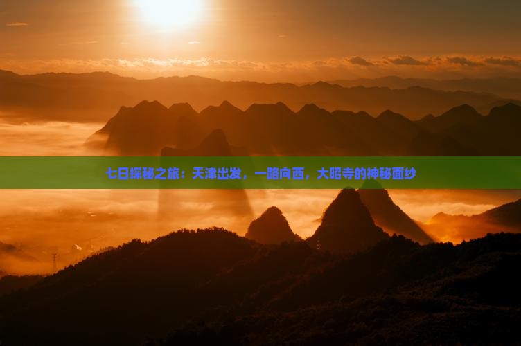 七日探秘之旅：天津出发，一路向西，大昭寺的神秘面纱