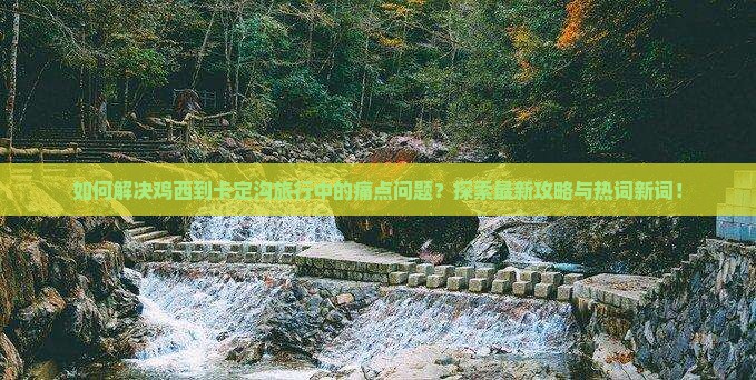 如何解决鸡西到卡定沟旅行中的痛点问题？探索最新攻略与热词新词！