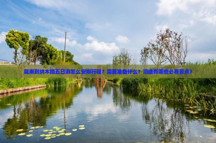 陇南到纳木措五日游怎么安排行程？需要准备什么？沿途有哪些必看景点？