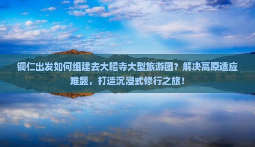 铜仁出发如何组建去大昭寺大型旅游团？解决高原适应难题，打造沉浸式修行之旅！