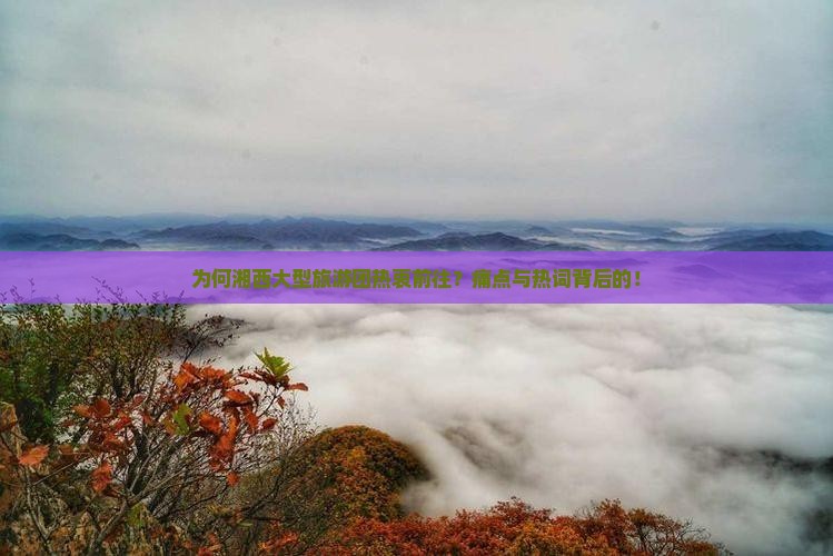 为何湘西大型旅游团热衷前往？痛点与热词背后的！