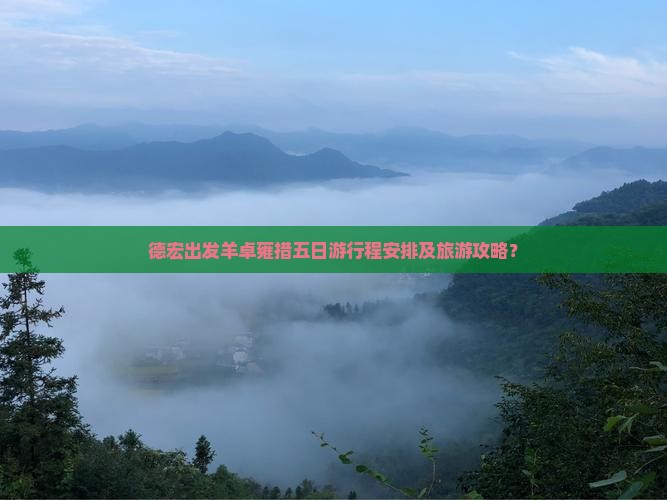 德宏出发羊卓雍措五日游行程安排及旅游攻略？