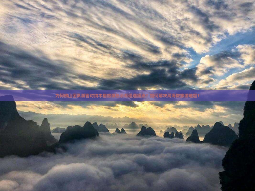 为何佛山团队游客对纳木措旅游热衷却遭遇痛点？如何解决高海拔旅游难题？