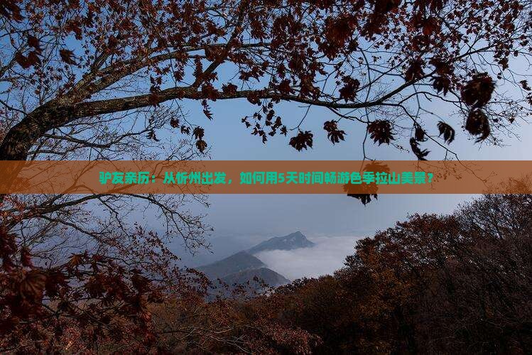 驴友亲历：从忻州出发，如何用5天时间畅游色季拉山美景？