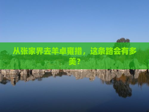 从张家界去羊卓雍措，这条路会有多美？