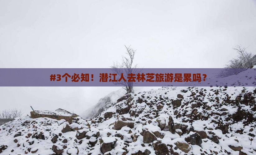 #3个必知！潜江人去林芝旅游是累吗？