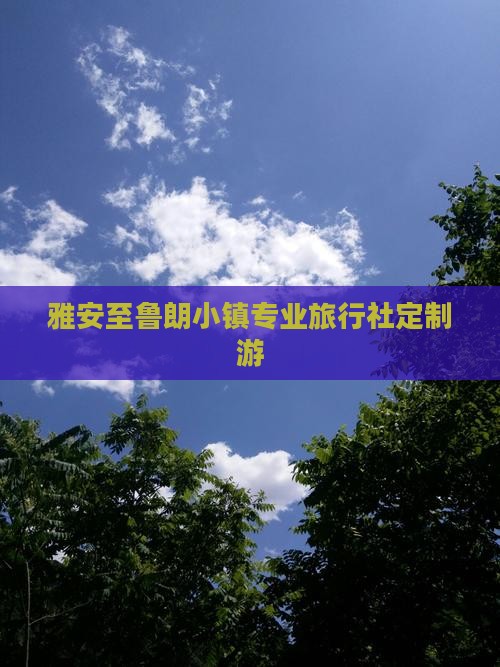 雅安至鲁朗小镇专业旅行社定制游