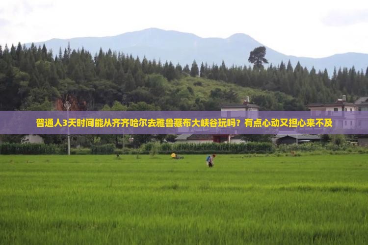 普通人3天时间能从齐齐哈尔去雅鲁藏布大峡谷玩吗？有点心动又担心来不及