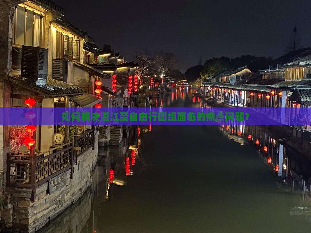 如何解决湛江至自由行团组面临的痛点问题？