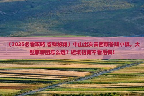 中山去西藏鲁朗小镇大型旅游团