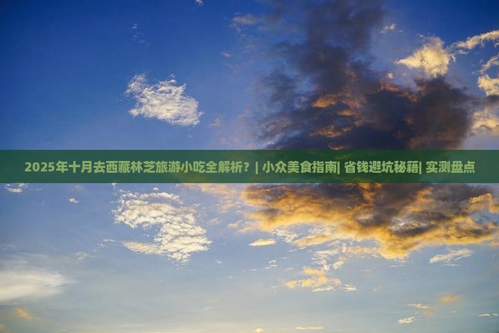 十月去西藏林芝旅游小吃