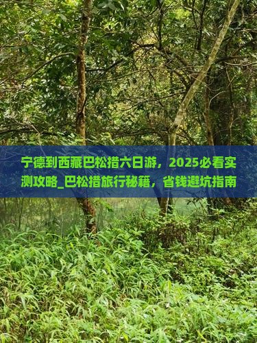 宁德到西藏巴松措六日游