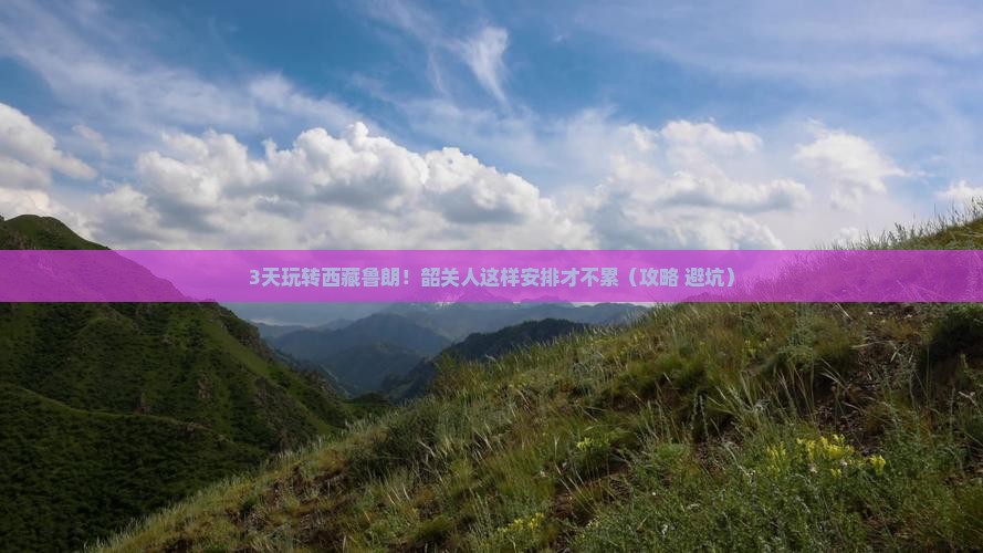 韶关去西藏鲁朗小镇三日游