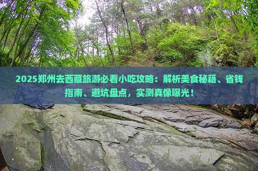 郑州去西藏旅游小吃