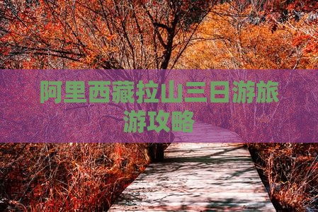 阿里到西藏色季拉山三日游