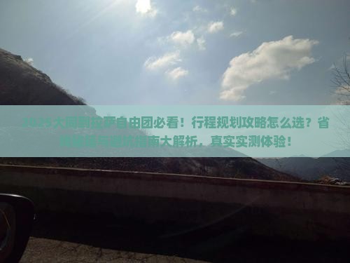 大同到西藏拉萨自由团