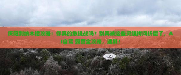 庆阳到西藏纳木措攻略