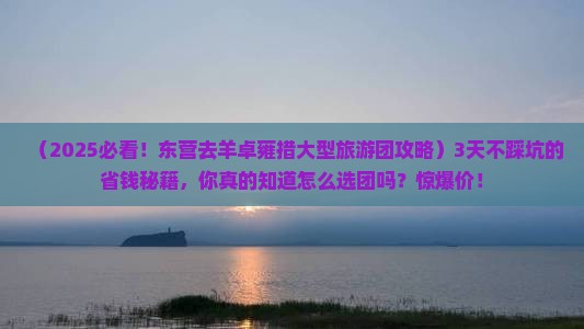 东营去西藏羊卓雍措大型旅游团