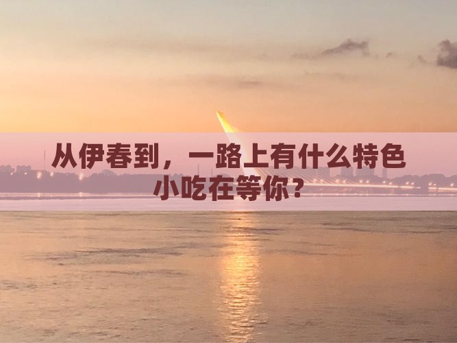 从伊春到，一路上有什么特色小吃在等你？