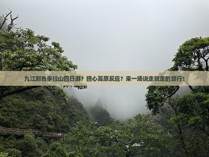 九江到色季拉山四日游？担心高原反应？来一场说走就走的旅行！