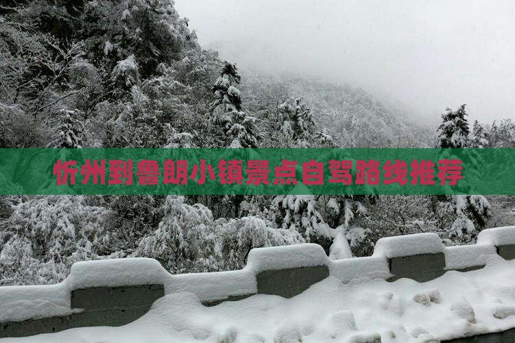 忻州到鲁朗小镇景点自驾路线推荐 忻州到鲁朗小镇景点自驾路线推荐