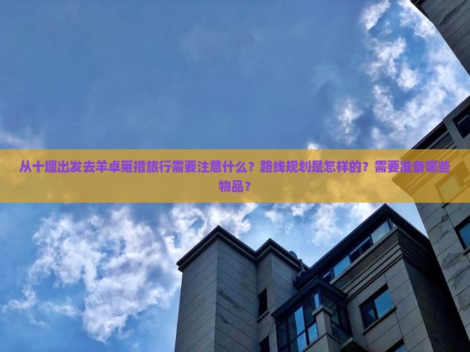 从十堰出发去羊卓雍措旅行需要注意什么？路线规划是怎样的？需要准备哪些物品？