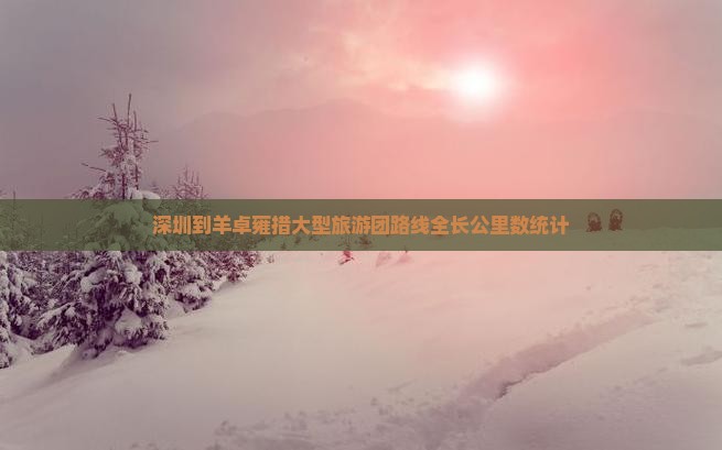 深圳到羊卓雍措大型旅游团路线全长公里数统计