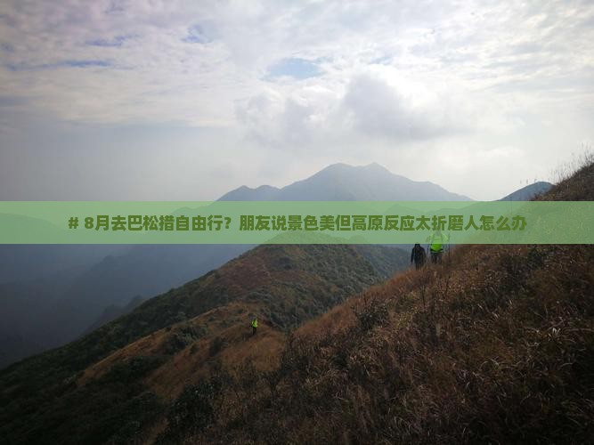 # 8月去巴松措自由行？朋友说景色美但高原反应太折磨人怎么办
