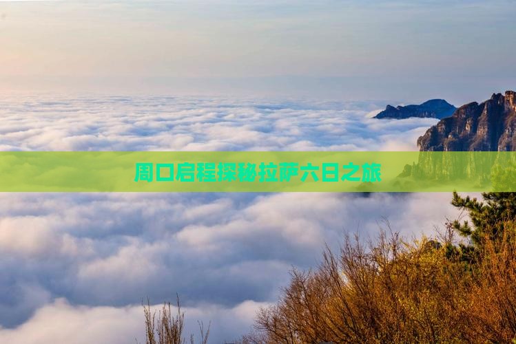周口启程探秘拉萨六日之旅