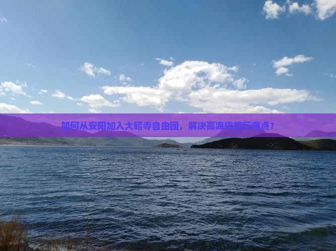 如何从安阳加入大昭寺自由团，解决高海拔旅行痛点？