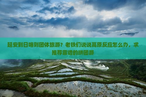 延安到日喀则团体旅游?老铁们说说高原反应怎么办,求推荐靠谱的拼团游 延安到日喀则团体旅游?老铁们说说高原反应怎么办,求推荐靠谱的拼团游